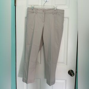 Ann Taylor Loft Original Crop Khaki Size 10